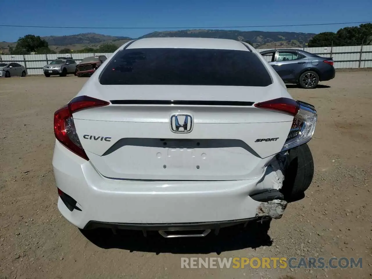 6 Photograph of a damaged car 2HGFC2F84LH567775 HONDA CIVIC 2020