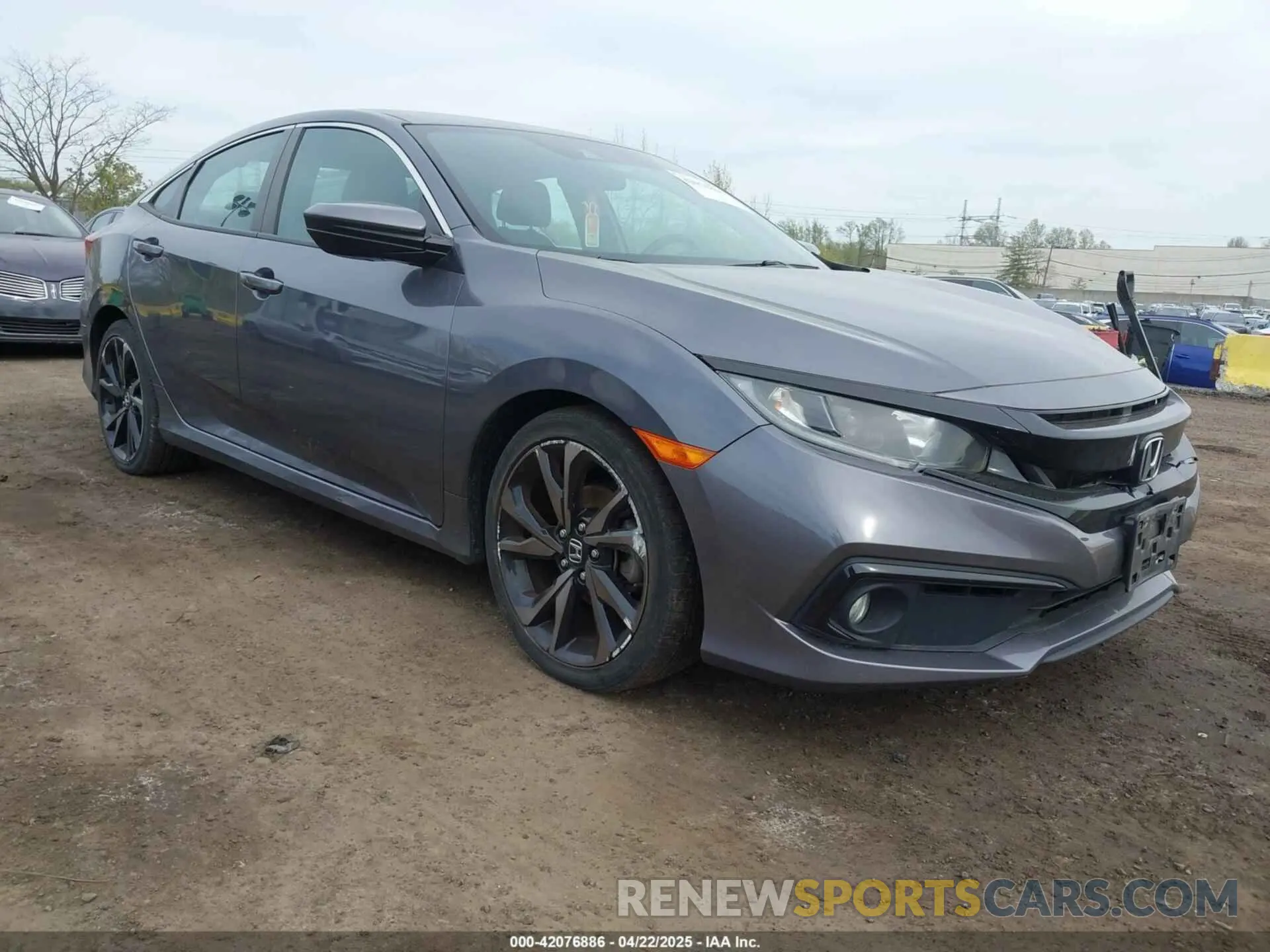1 Photograph of a damaged car 2HGFC2F84LH571051 HONDA CIVIC 2020