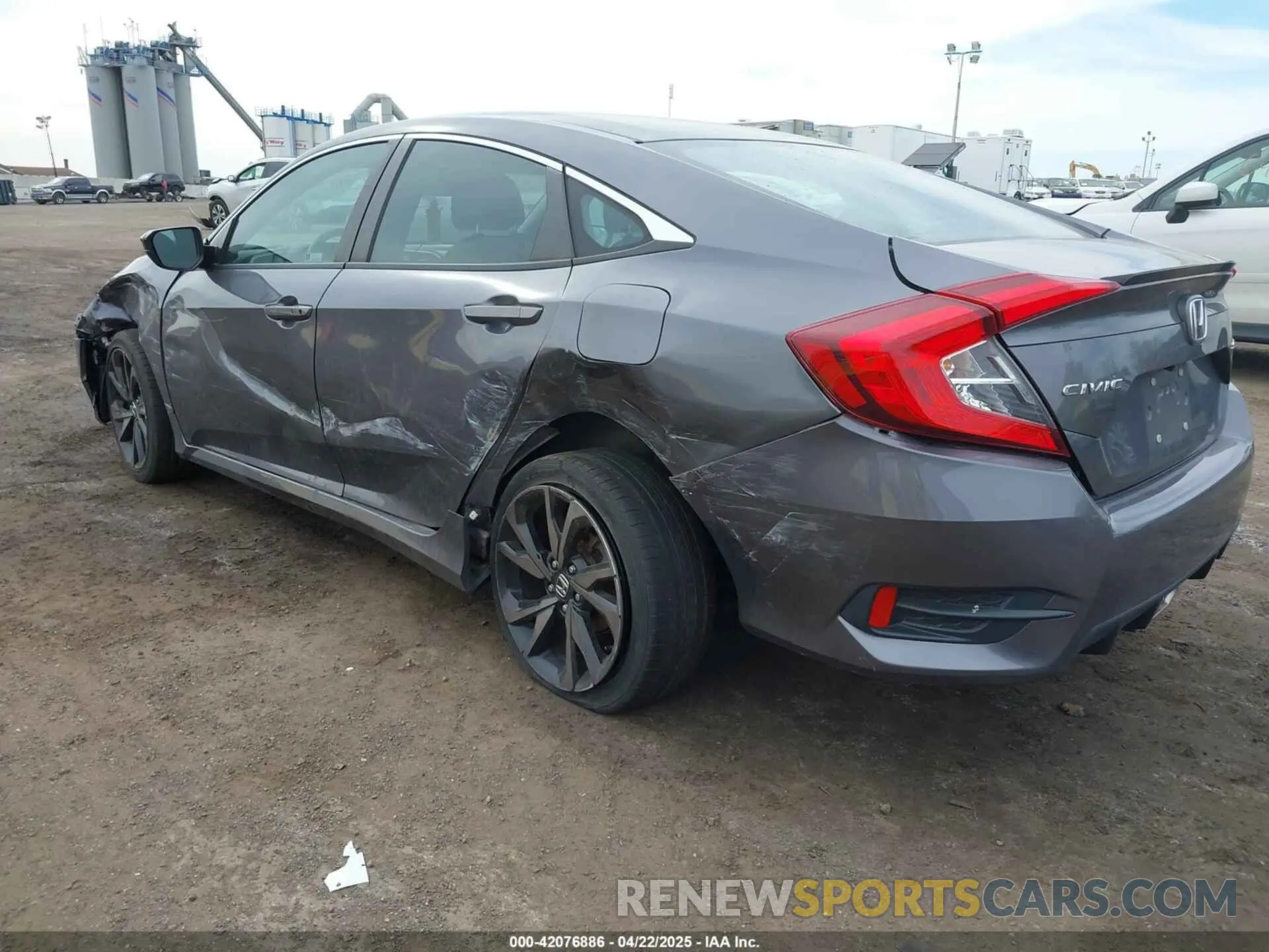 3 Photograph of a damaged car 2HGFC2F84LH571051 HONDA CIVIC 2020