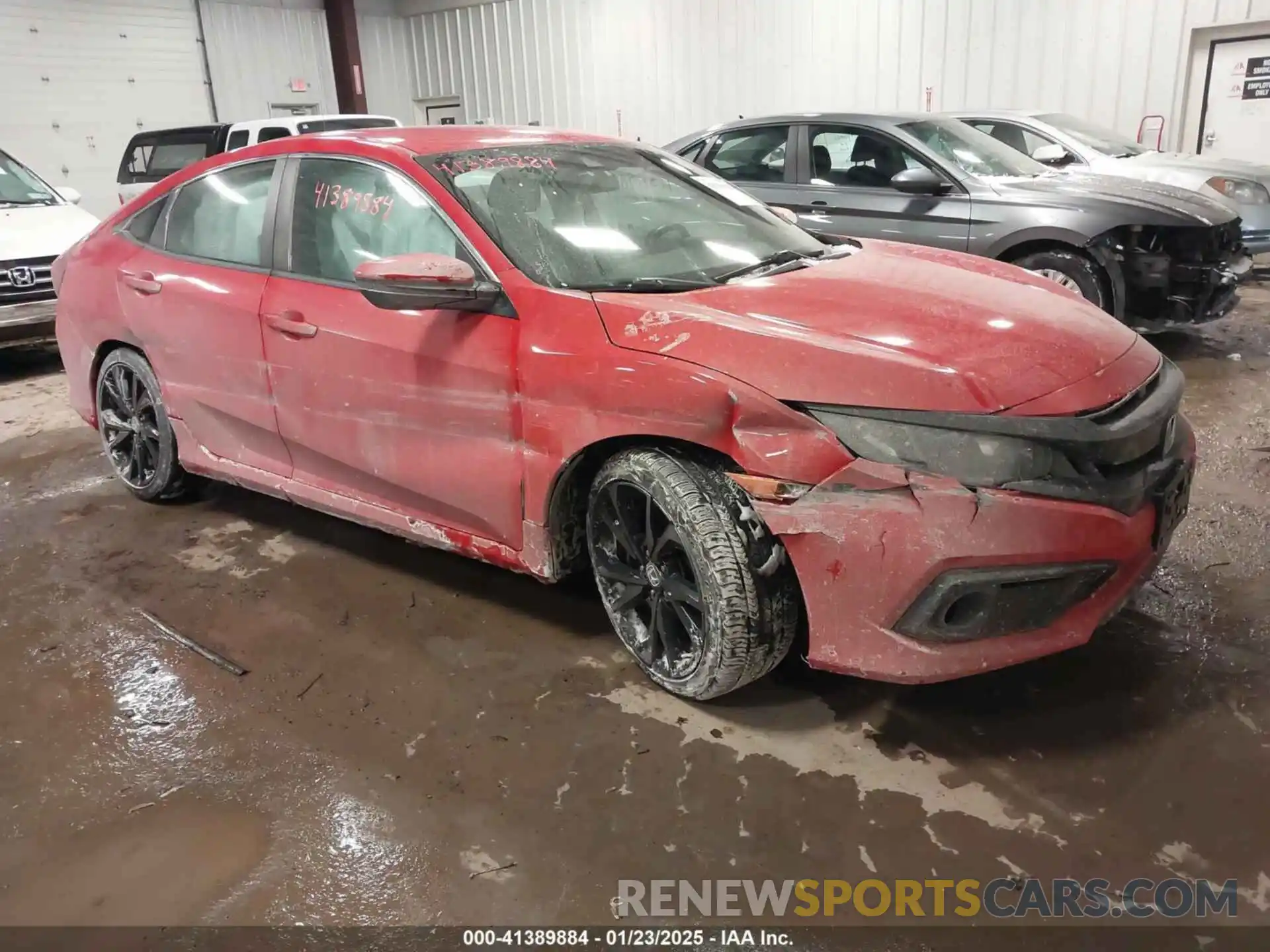 1 Photograph of a damaged car 2HGFC2F85LH502451 HONDA CIVIC 2020