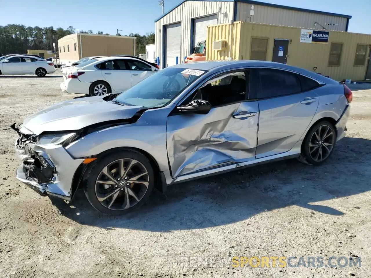 1 Photograph of a damaged car 2HGFC2F85LH502594 HONDA CIVIC 2020