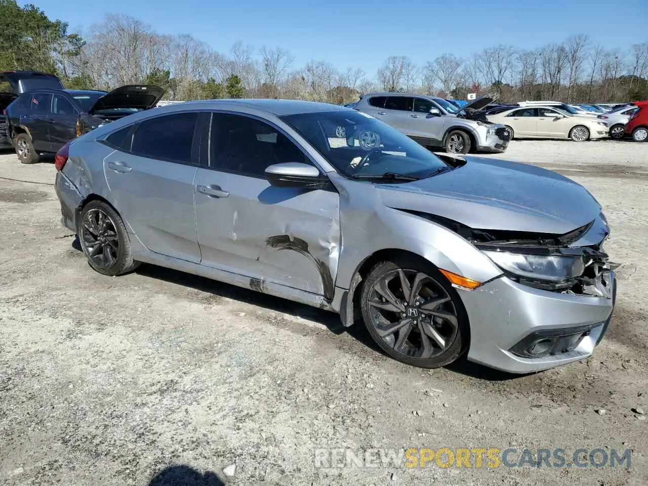 4 Photograph of a damaged car 2HGFC2F85LH502594 HONDA CIVIC 2020