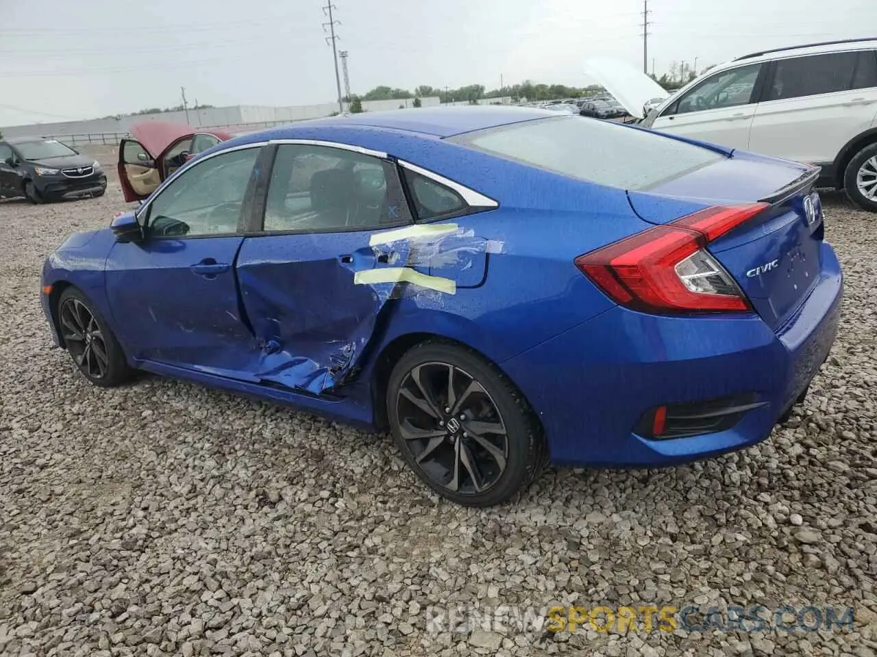 2 Photograph of a damaged car 2HGFC2F85LH515152 HONDA CIVIC 2020
