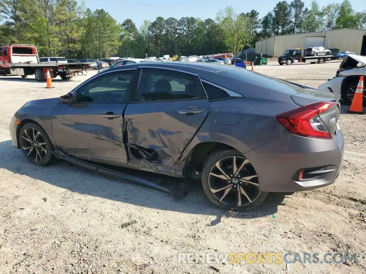 2 Photograph of a damaged car 2HGFC2F85LH522005 HONDA CIVIC 2020