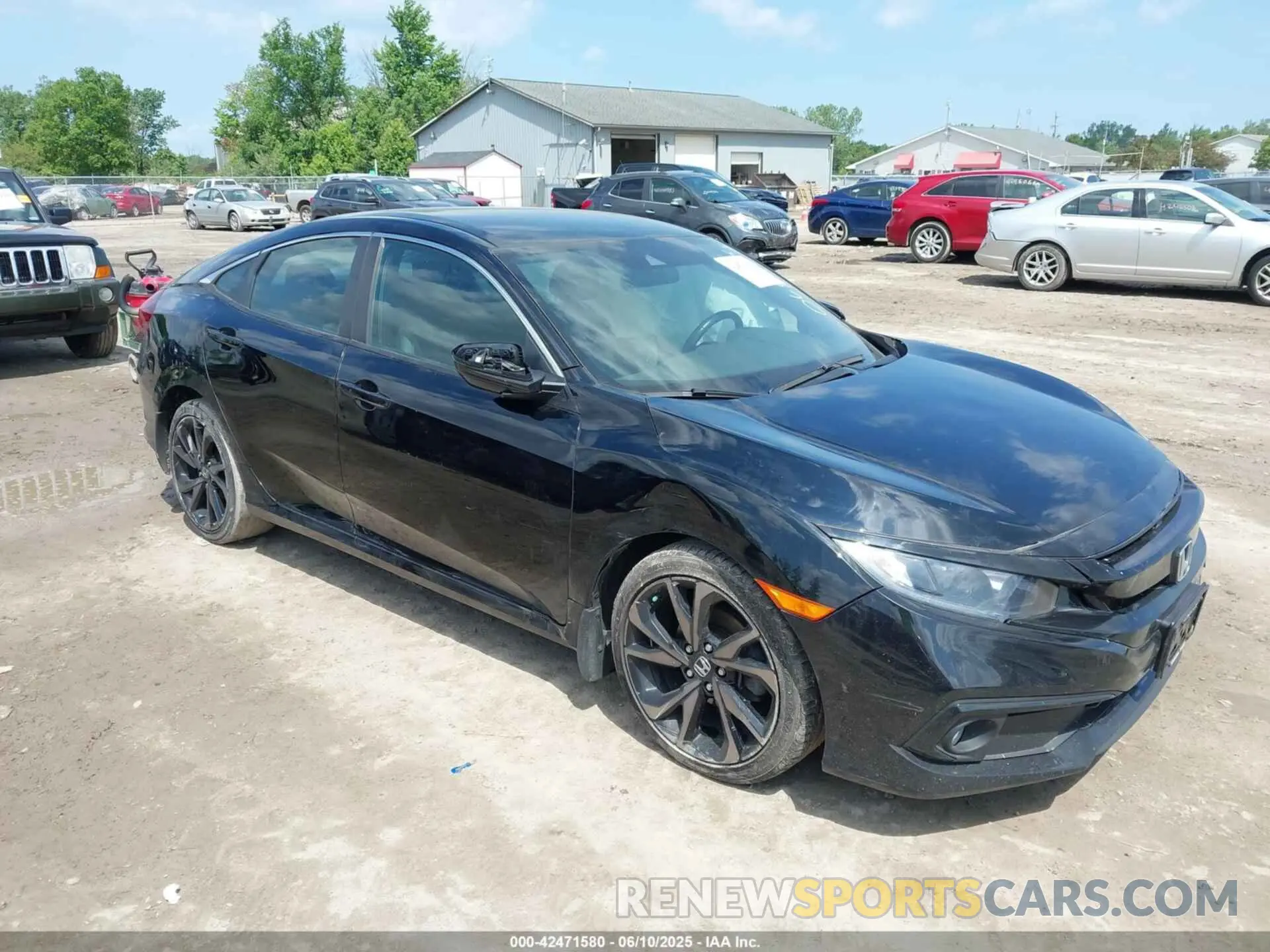 1 Photograph of a damaged car 2HGFC2F85LH525986 HONDA CIVIC 2020