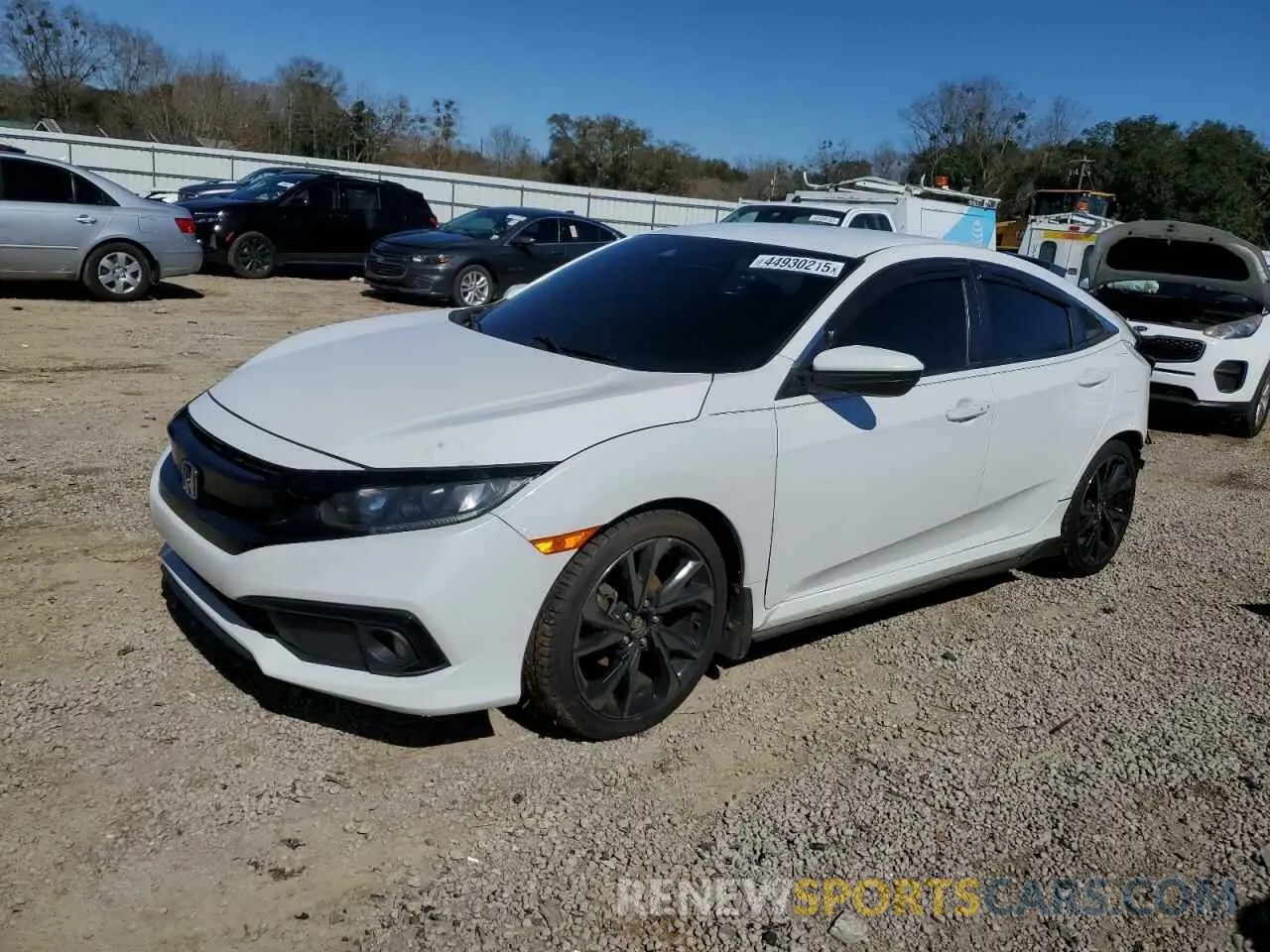 1 Photograph of a damaged car 2HGFC2F85LH556395 HONDA CIVIC 2020