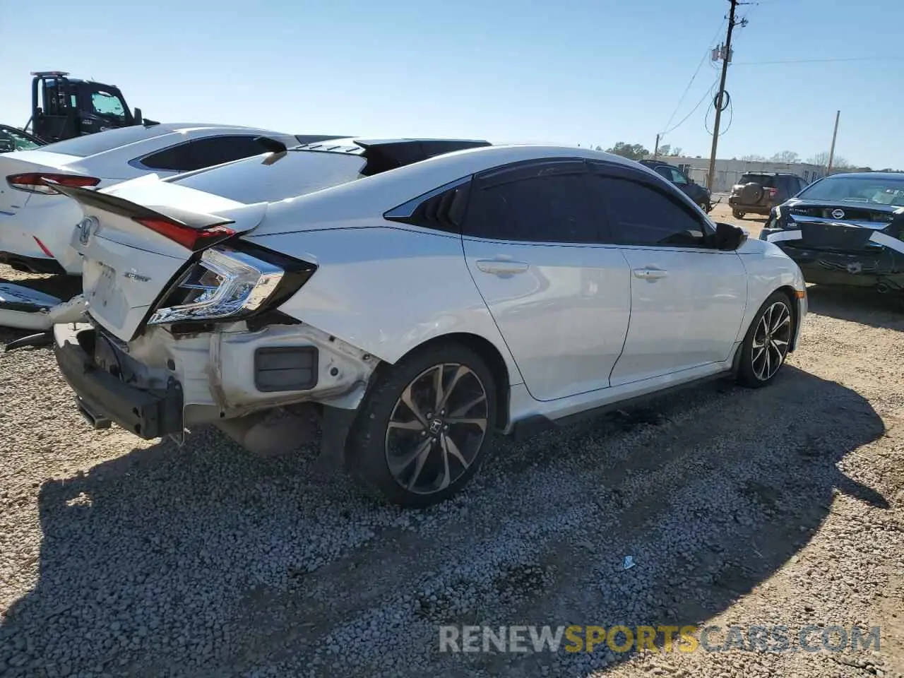 3 Photograph of a damaged car 2HGFC2F85LH556395 HONDA CIVIC 2020