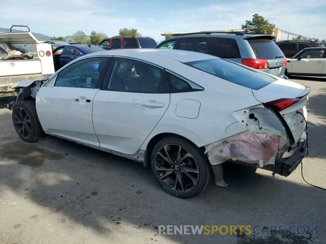 2 Photograph of a damaged car 2HGFC2F85LH572323 HONDA CIVIC 2020
