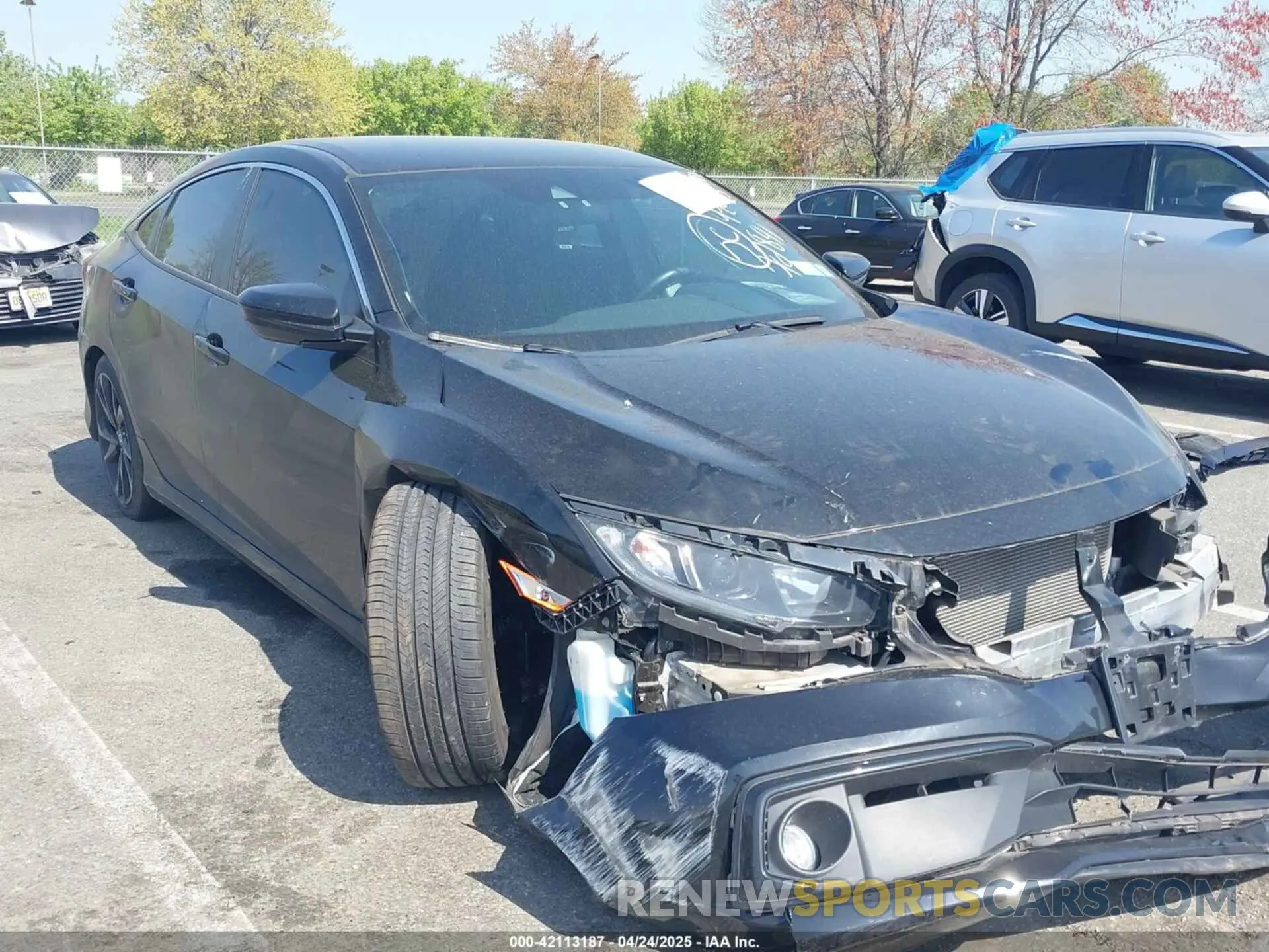 1 Photograph of a damaged car 2HGFC2F85LH572841 HONDA CIVIC 2020