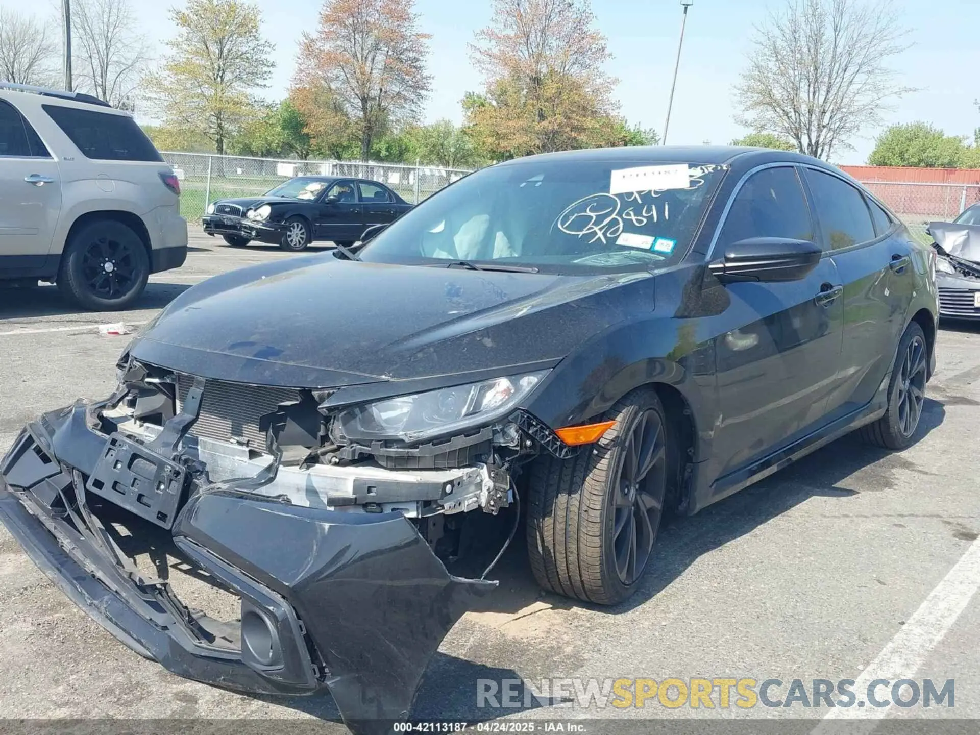 2 Photograph of a damaged car 2HGFC2F85LH572841 HONDA CIVIC 2020