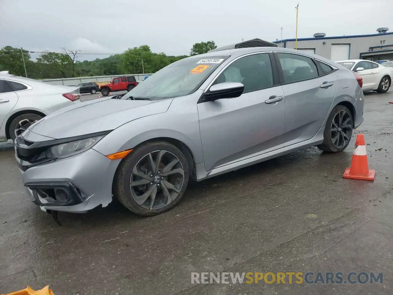 1 Photograph of a damaged car 2HGFC2F85LH585007 HONDA CIVIC 2020