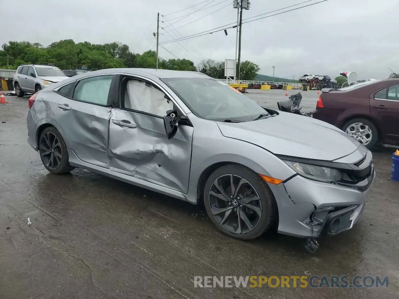 4 Photograph of a damaged car 2HGFC2F85LH585007 HONDA CIVIC 2020