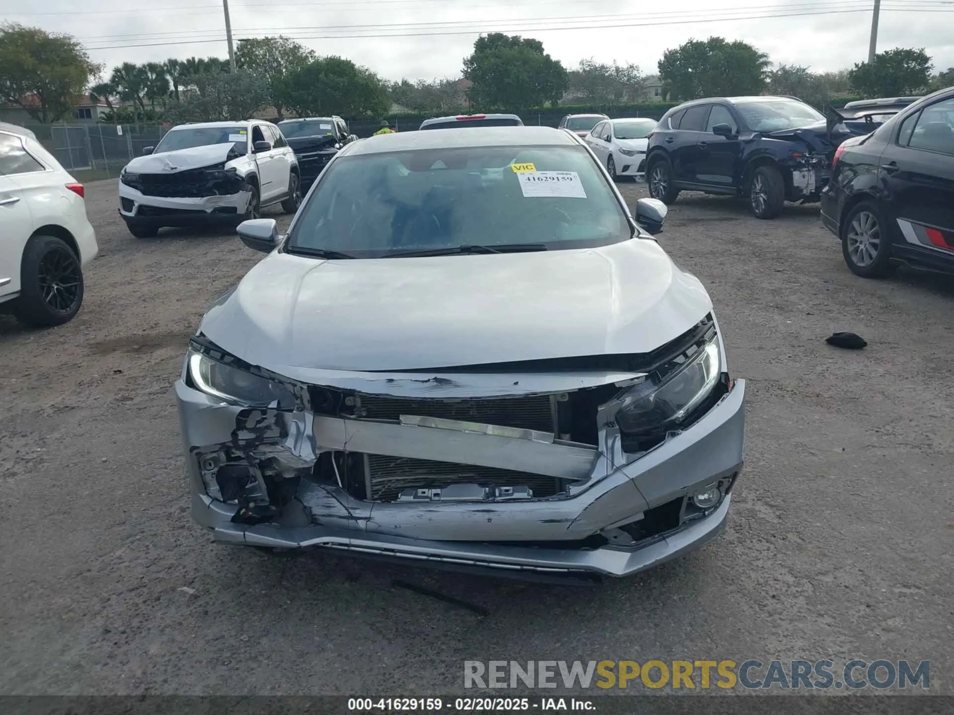 12 Photograph of a damaged car 2HGFC2F85LH587100 HONDA CIVIC 2020