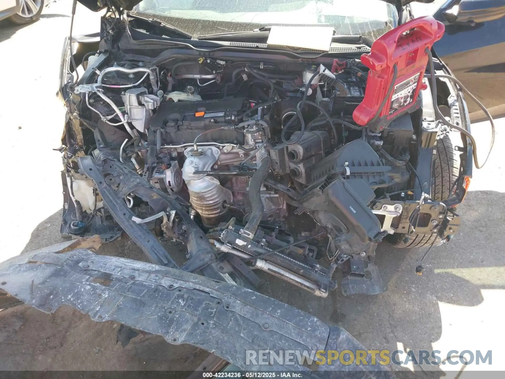 10 Photograph of a damaged car 2HGFC2F85LH593673 HONDA CIVIC 2020