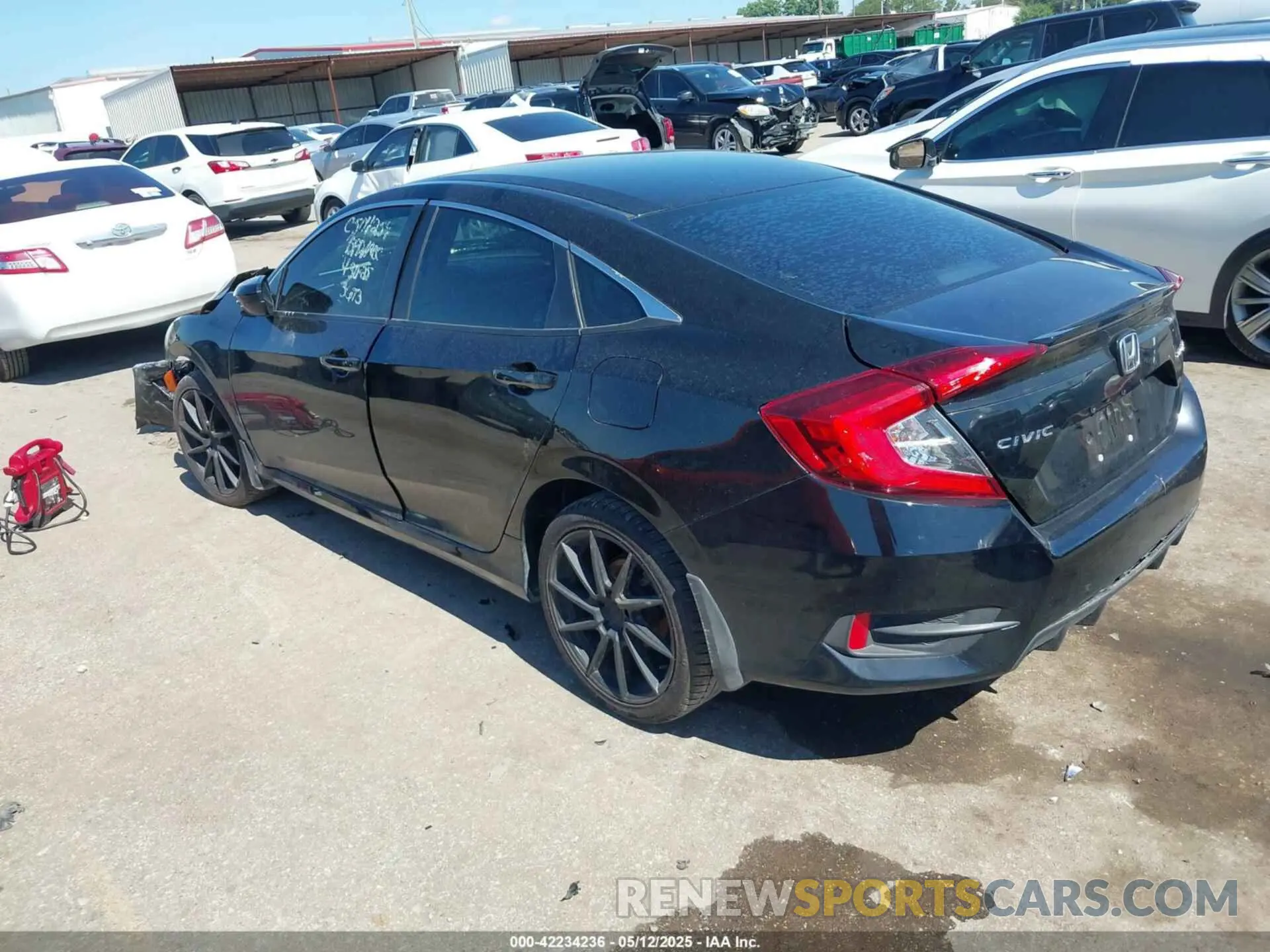 3 Photograph of a damaged car 2HGFC2F85LH593673 HONDA CIVIC 2020