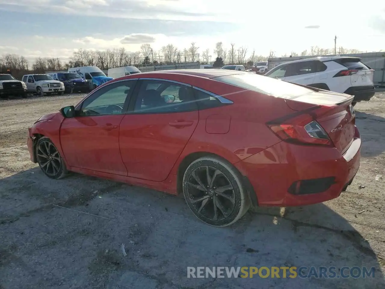 2 Photograph of a damaged car 2HGFC2F85LH598890 HONDA CIVIC 2020