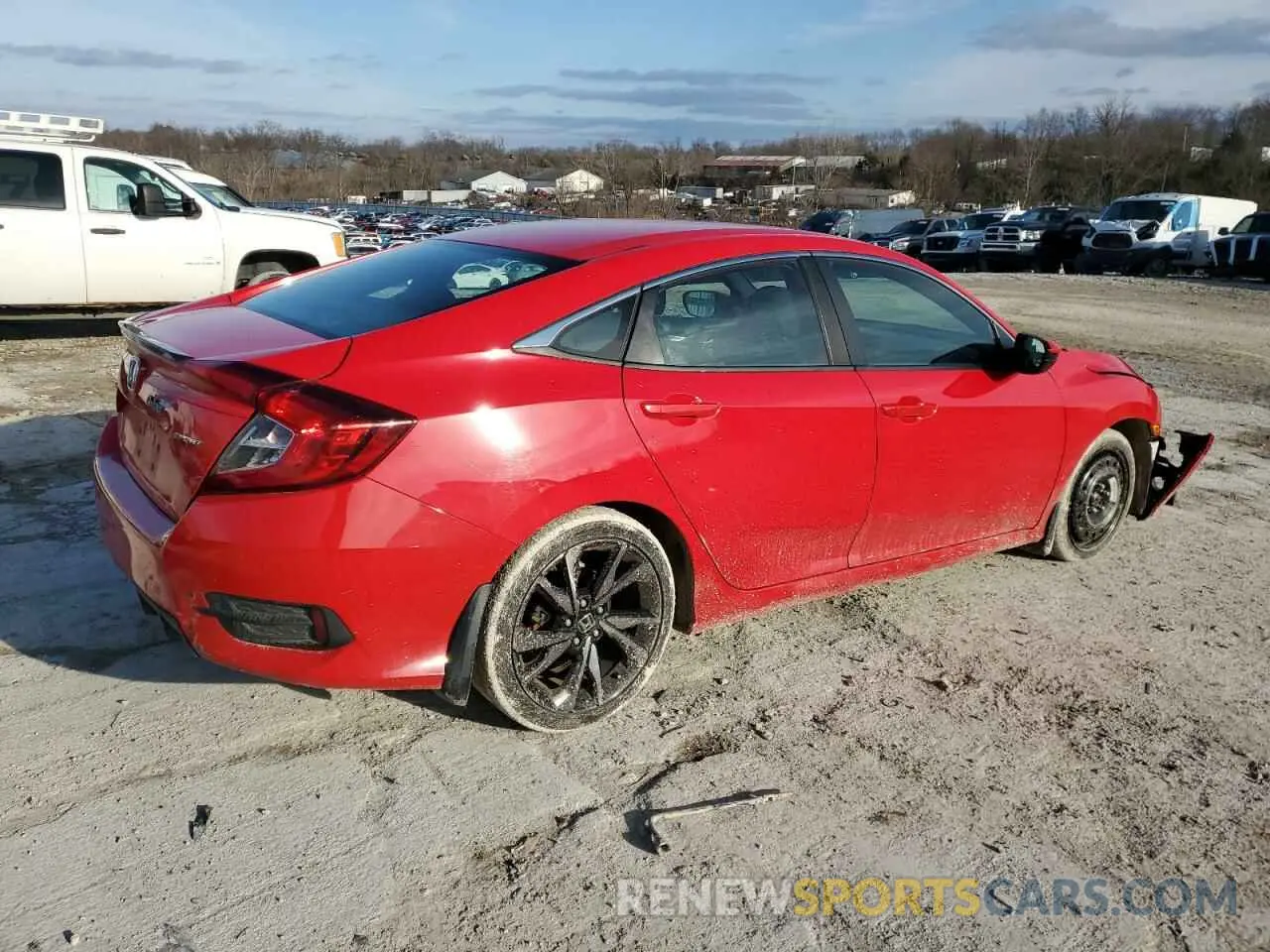 3 Photograph of a damaged car 2HGFC2F85LH598890 HONDA CIVIC 2020