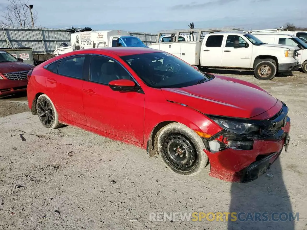 4 Photograph of a damaged car 2HGFC2F85LH598890 HONDA CIVIC 2020