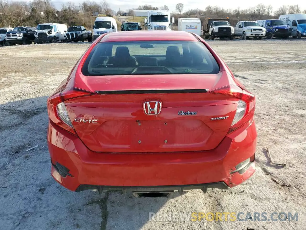 6 Photograph of a damaged car 2HGFC2F85LH598890 HONDA CIVIC 2020