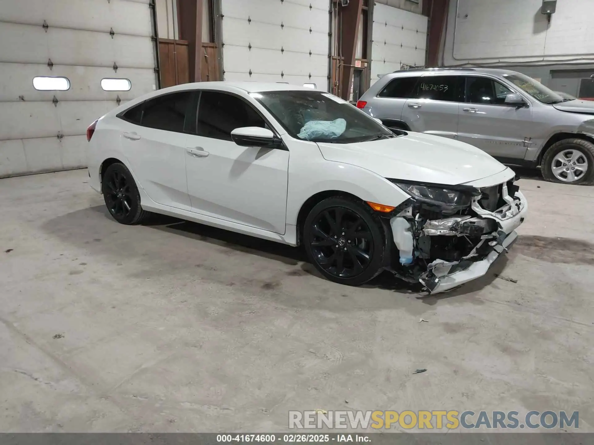 1 Photograph of a damaged car 2HGFC2F85LH600878 HONDA CIVIC 2020