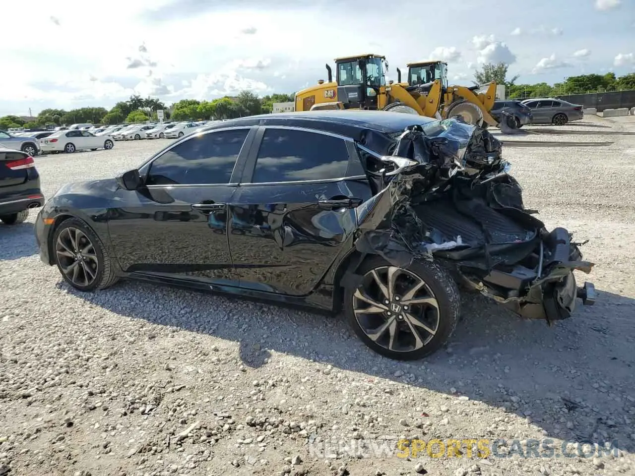 2 Photograph of a damaged car 2HGFC2F85LH602307 HONDA CIVIC 2020