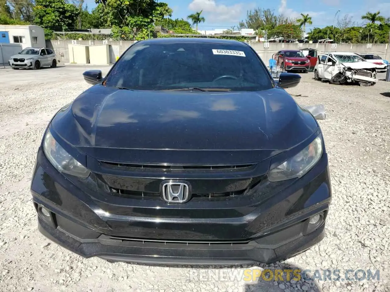 5 Photograph of a damaged car 2HGFC2F85LH602307 HONDA CIVIC 2020