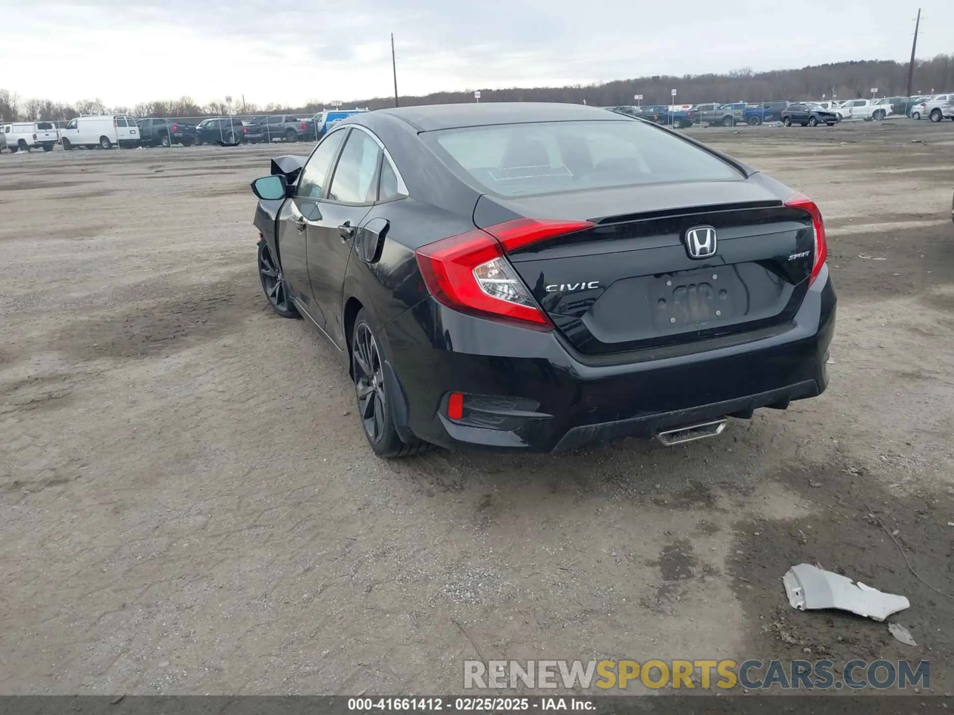 3 Photograph of a damaged car 2HGFC2F86LH501048 HONDA CIVIC 2020
