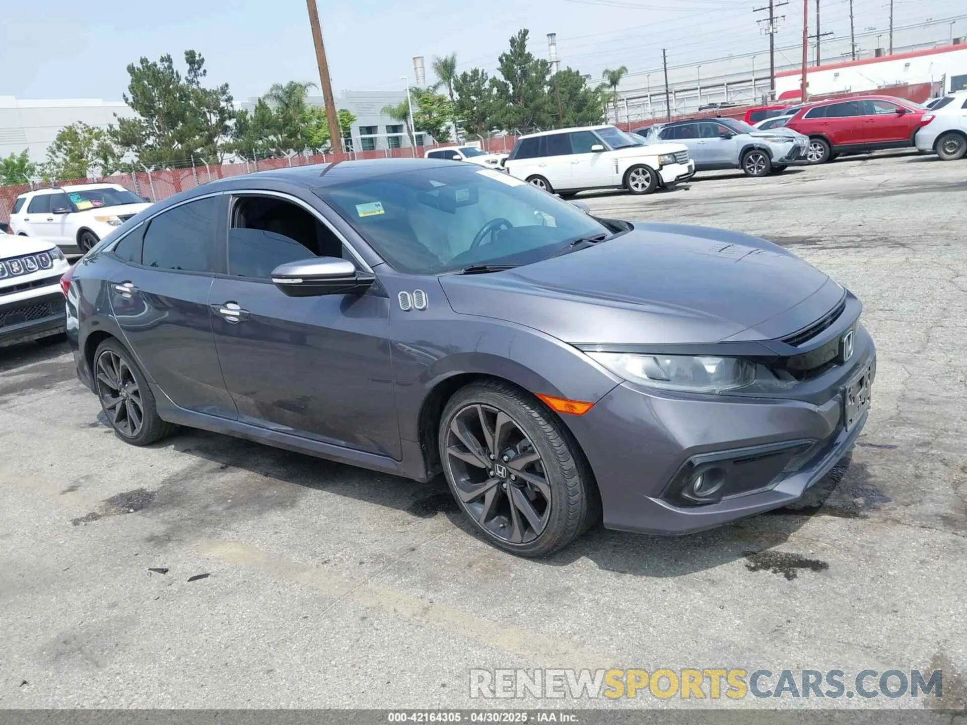1 Photograph of a damaged car 2HGFC2F86LH507044 HONDA CIVIC 2020