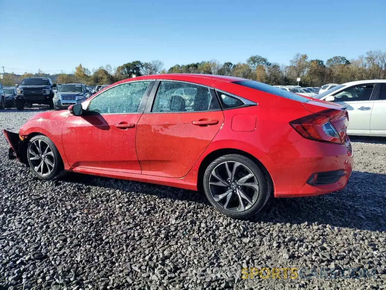 2 Photograph of a damaged car 2HGFC2F86LH518982 HONDA CIVIC 2020