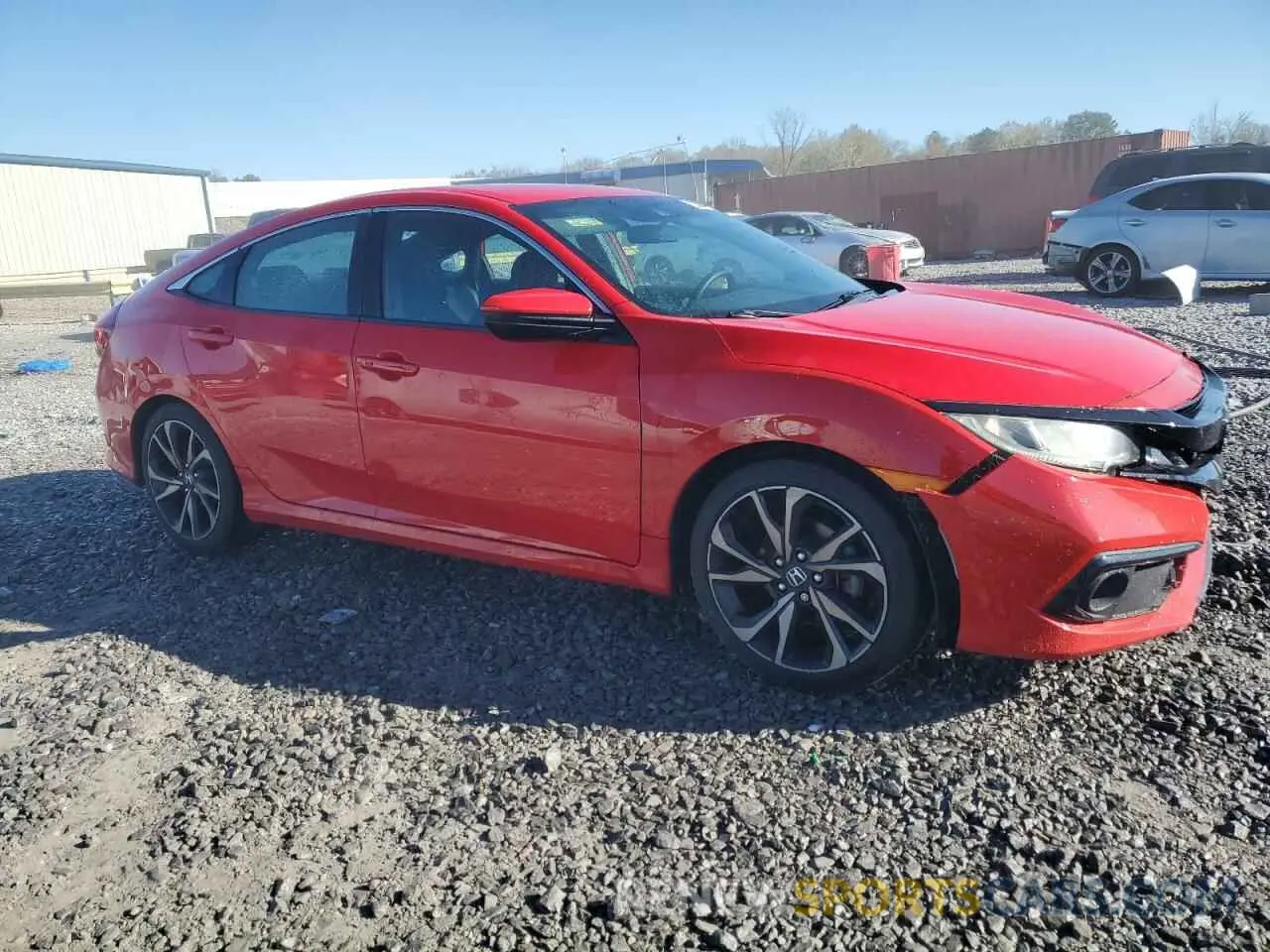 4 Photograph of a damaged car 2HGFC2F86LH518982 HONDA CIVIC 2020