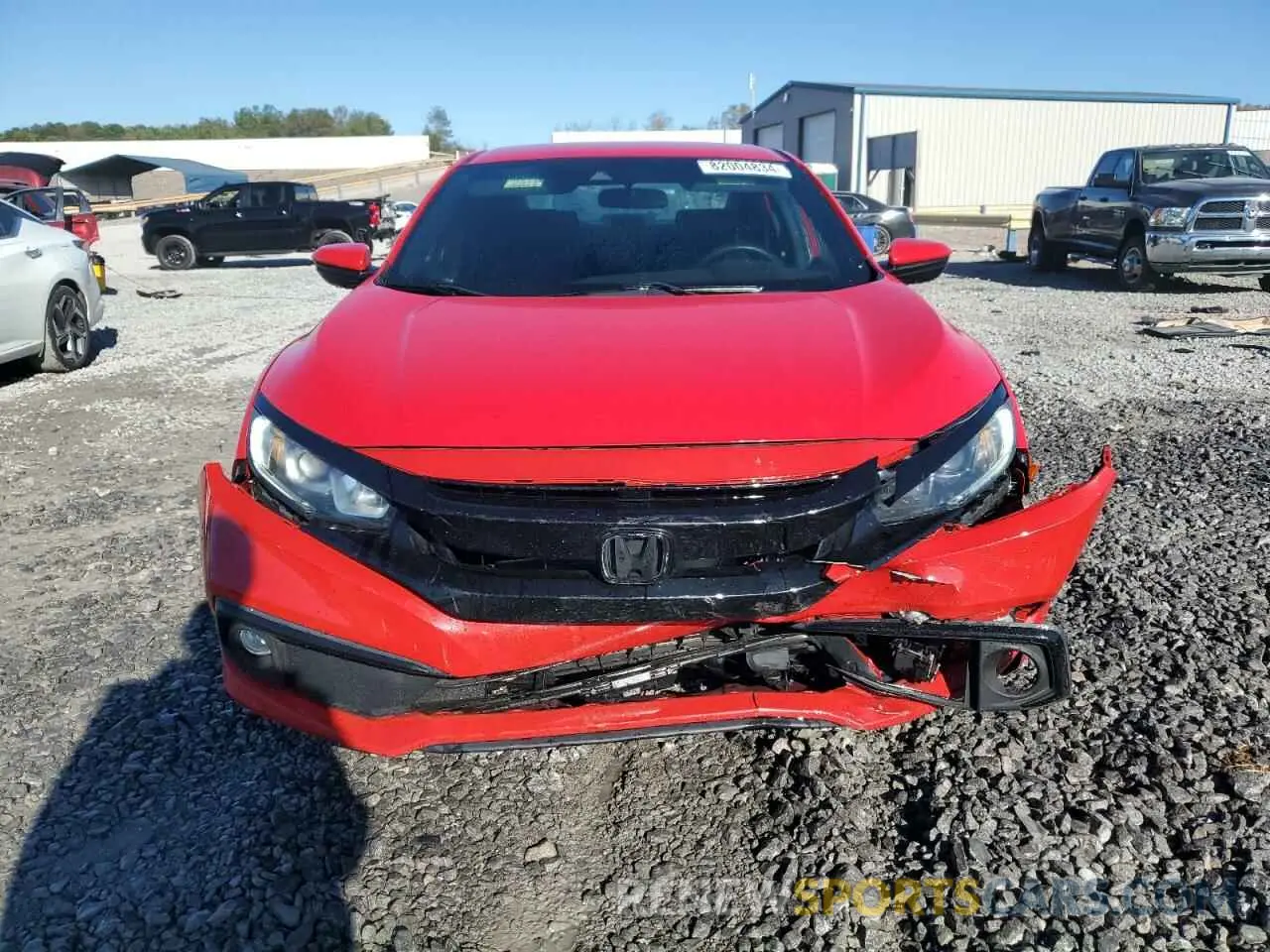 5 Photograph of a damaged car 2HGFC2F86LH518982 HONDA CIVIC 2020