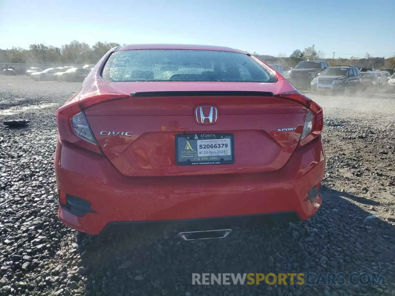 6 Photograph of a damaged car 2HGFC2F86LH518982 HONDA CIVIC 2020