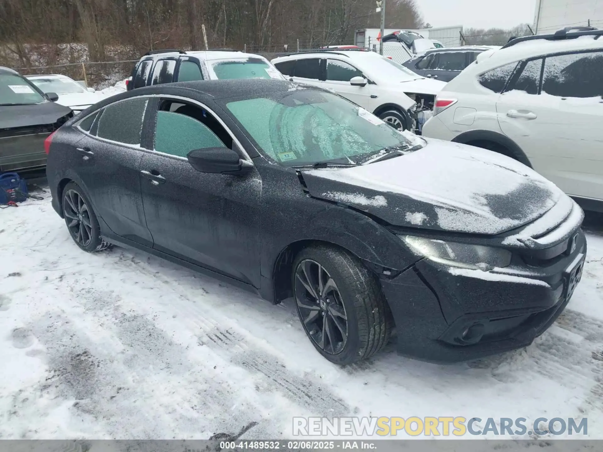 1 Photograph of a damaged car 2HGFC2F86LH535118 HONDA CIVIC 2020