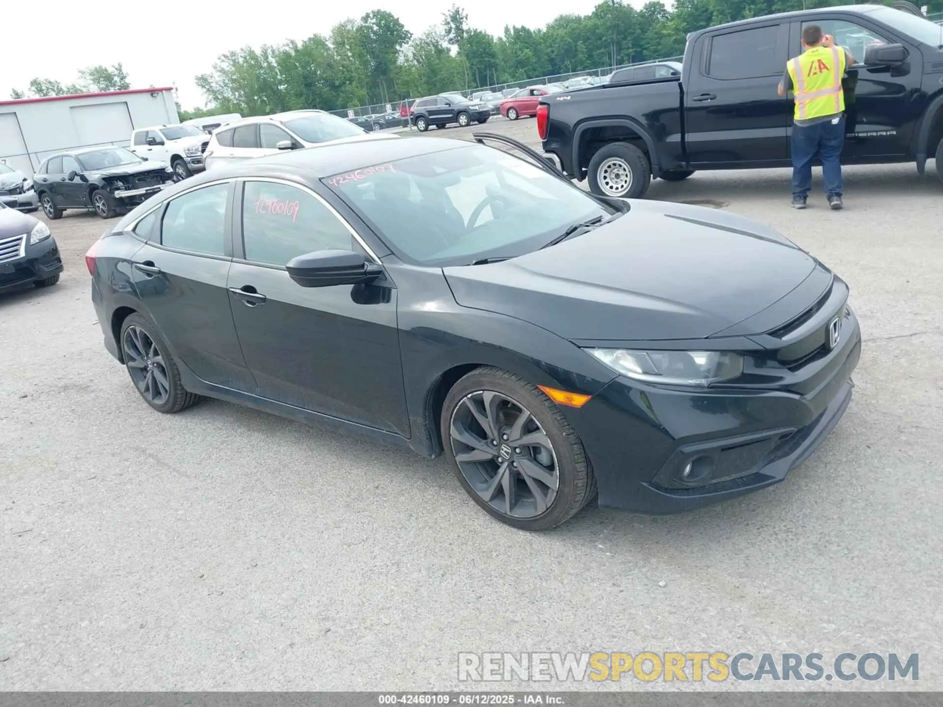 1 Photograph of a damaged car 2HGFC2F86LH565235 HONDA CIVIC 2020