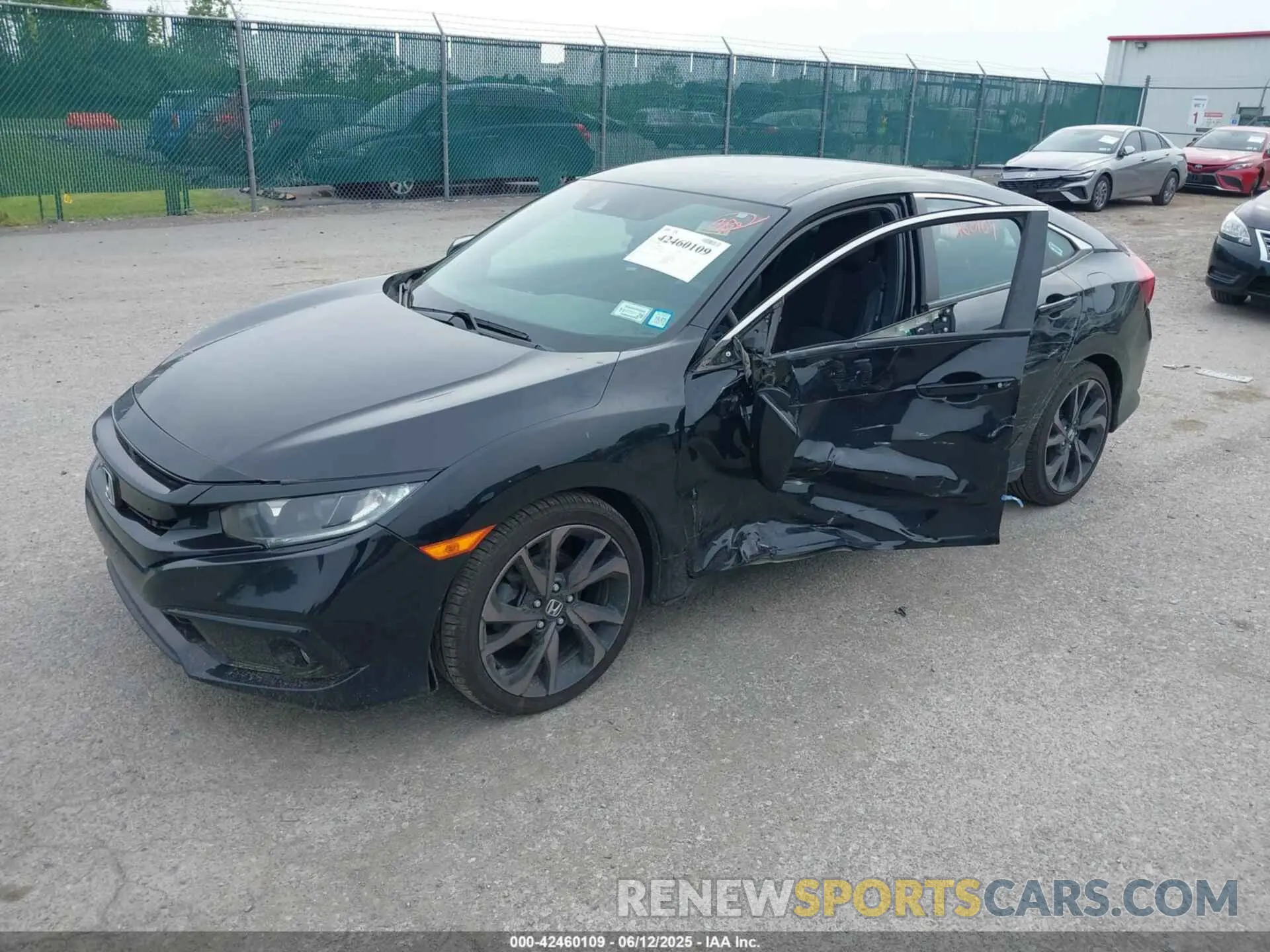 2 Photograph of a damaged car 2HGFC2F86LH565235 HONDA CIVIC 2020