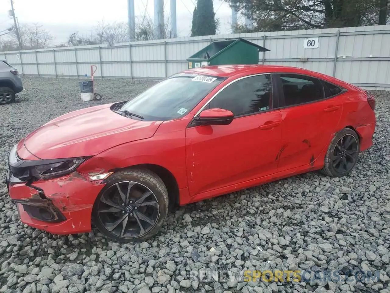 1 Photograph of a damaged car 2HGFC2F86LH569821 HONDA CIVIC 2020