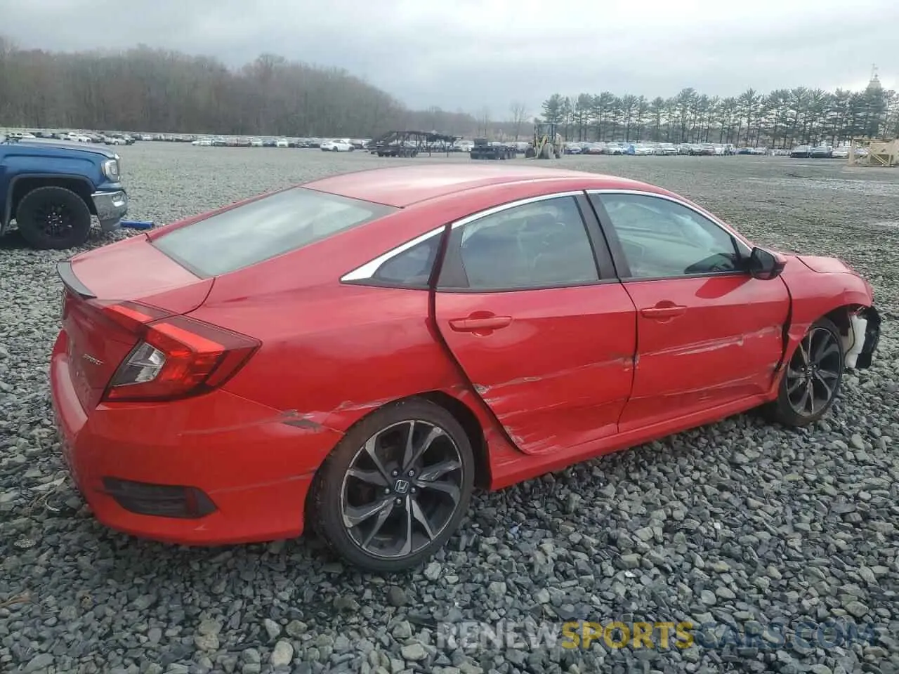 3 Photograph of a damaged car 2HGFC2F86LH569821 HONDA CIVIC 2020