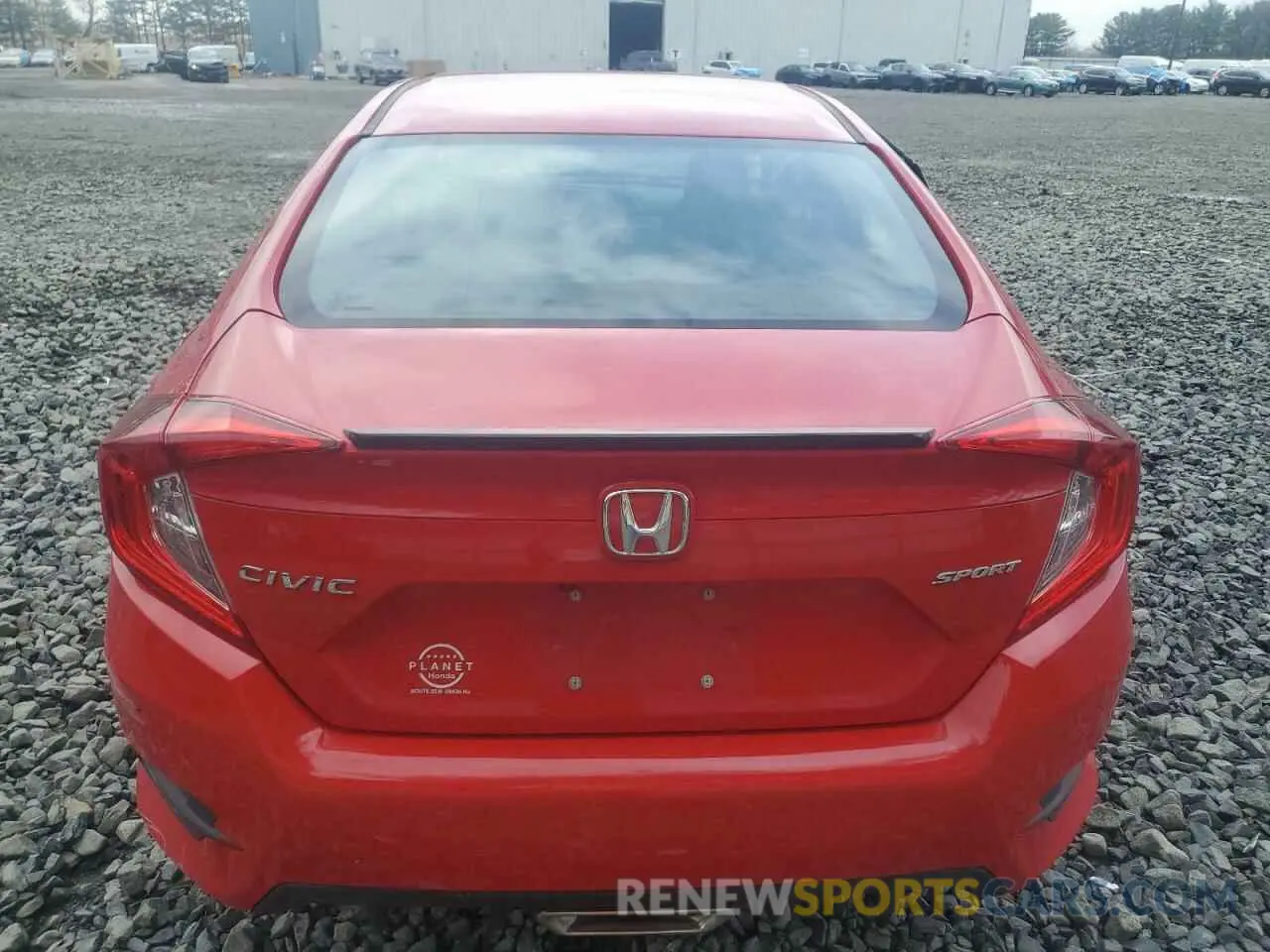 6 Photograph of a damaged car 2HGFC2F86LH569821 HONDA CIVIC 2020