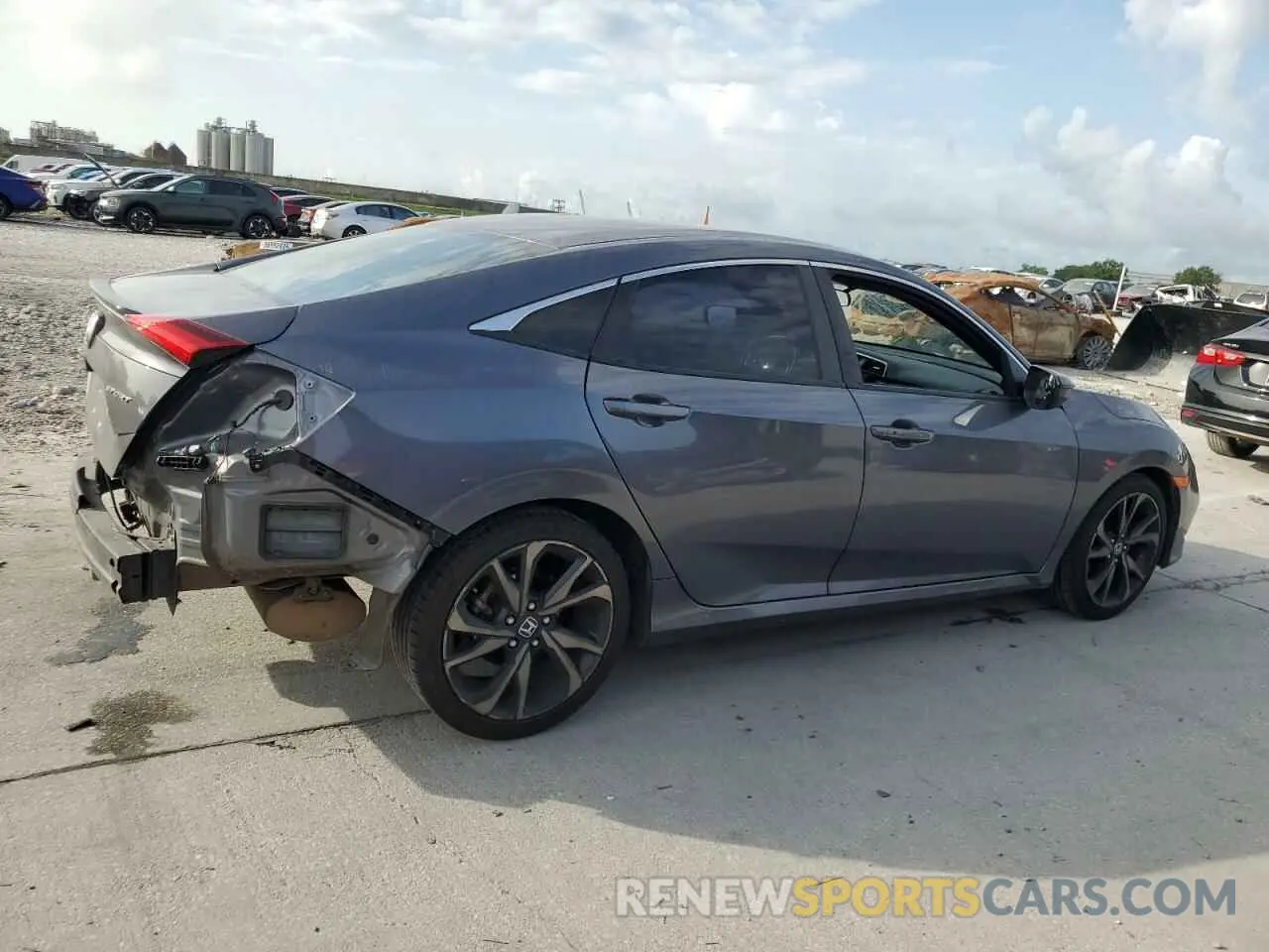 3 Photograph of a damaged car 2HGFC2F86LH575280 HONDA CIVIC 2020