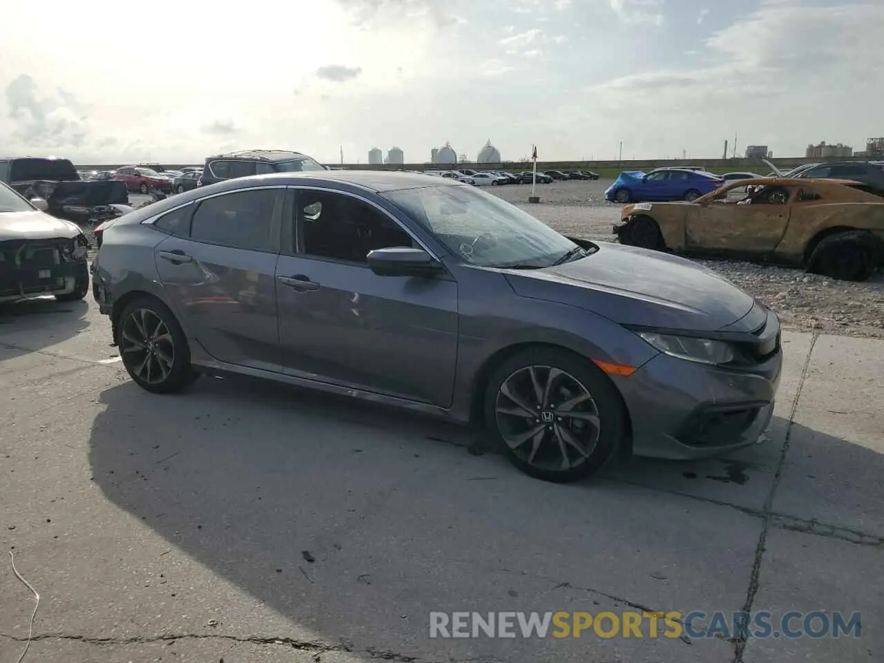 4 Photograph of a damaged car 2HGFC2F86LH575280 HONDA CIVIC 2020