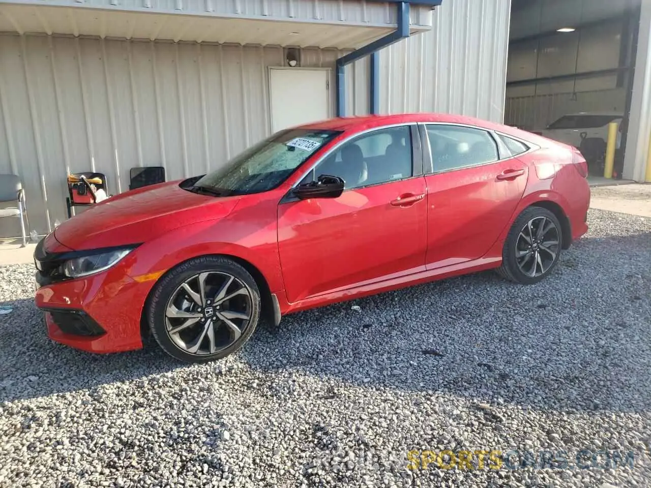 1 Photograph of a damaged car 2HGFC2F86LH588658 HONDA CIVIC 2020