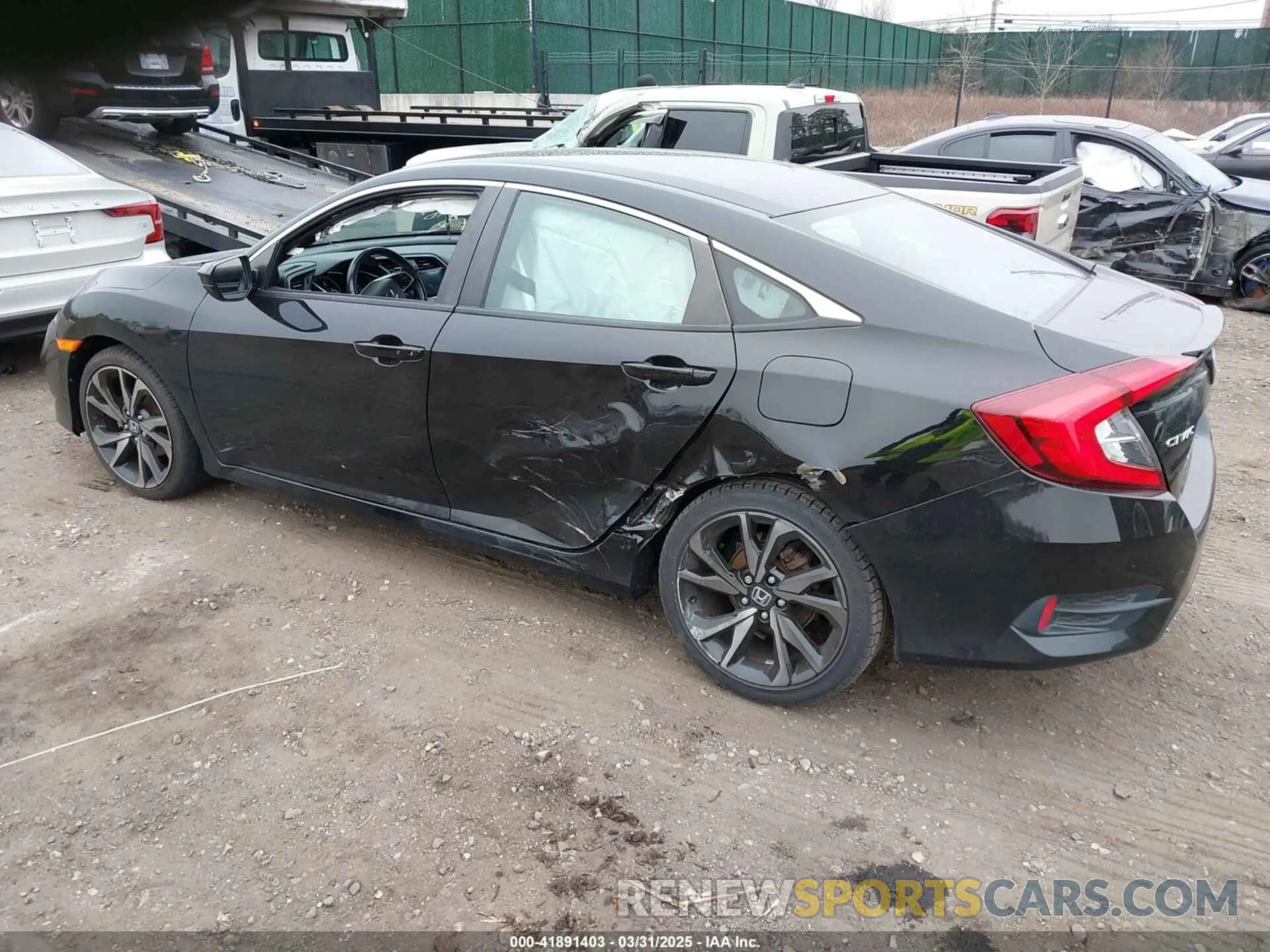 3 Photograph of a damaged car 2HGFC2F86LH598512 HONDA CIVIC 2020