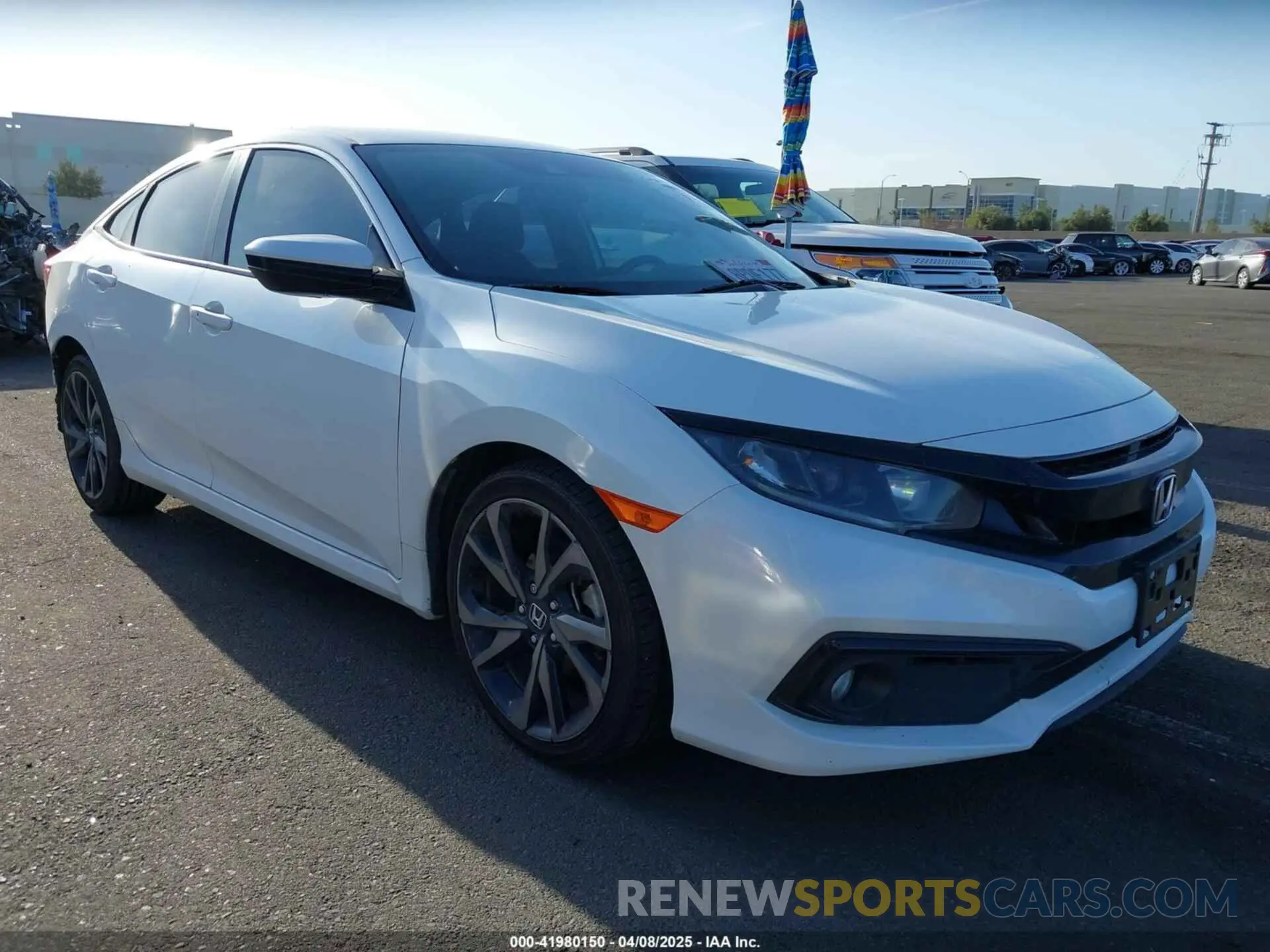 1 Photograph of a damaged car 2HGFC2F87LH501172 HONDA CIVIC 2020