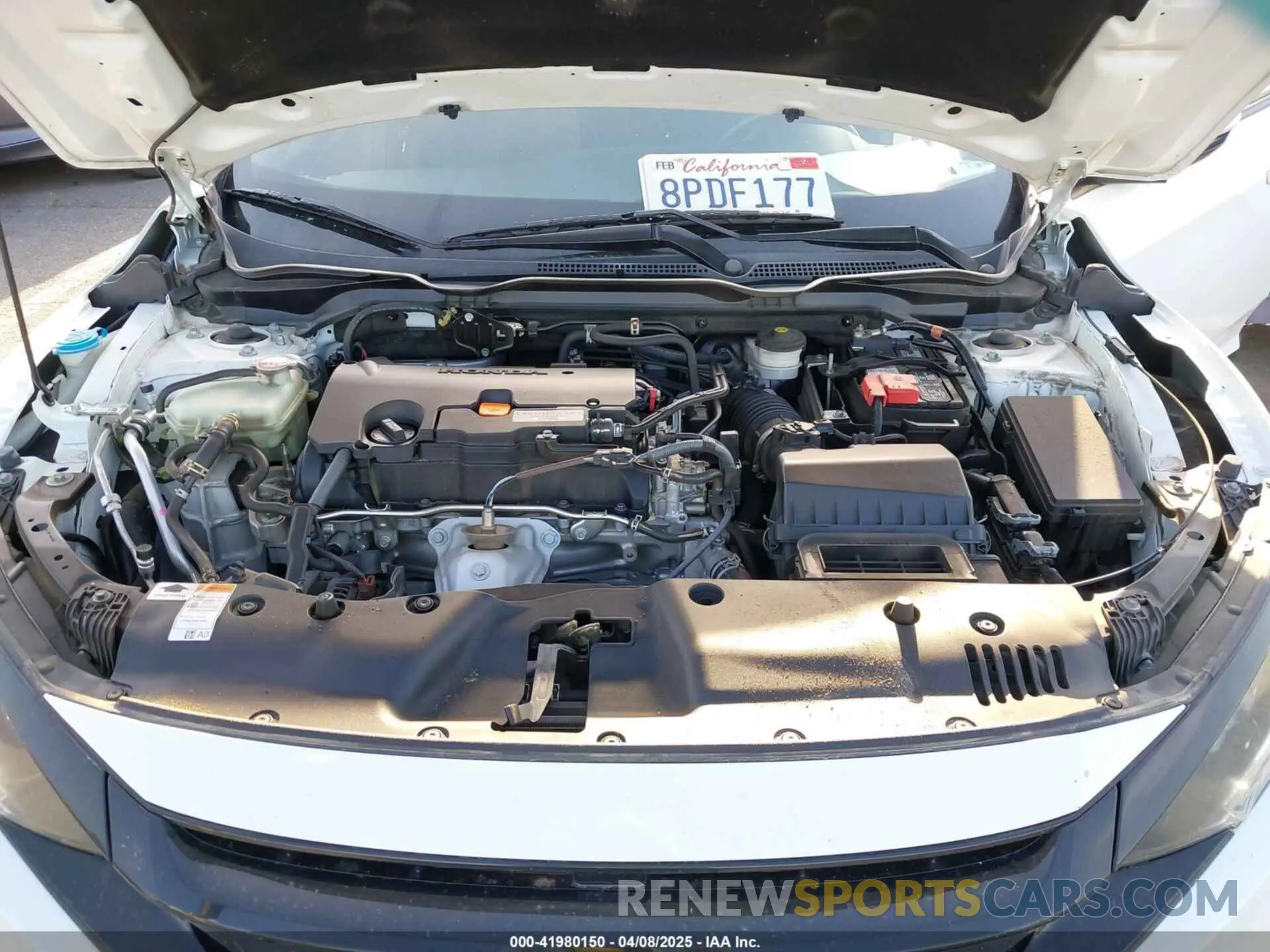 10 Photograph of a damaged car 2HGFC2F87LH501172 HONDA CIVIC 2020