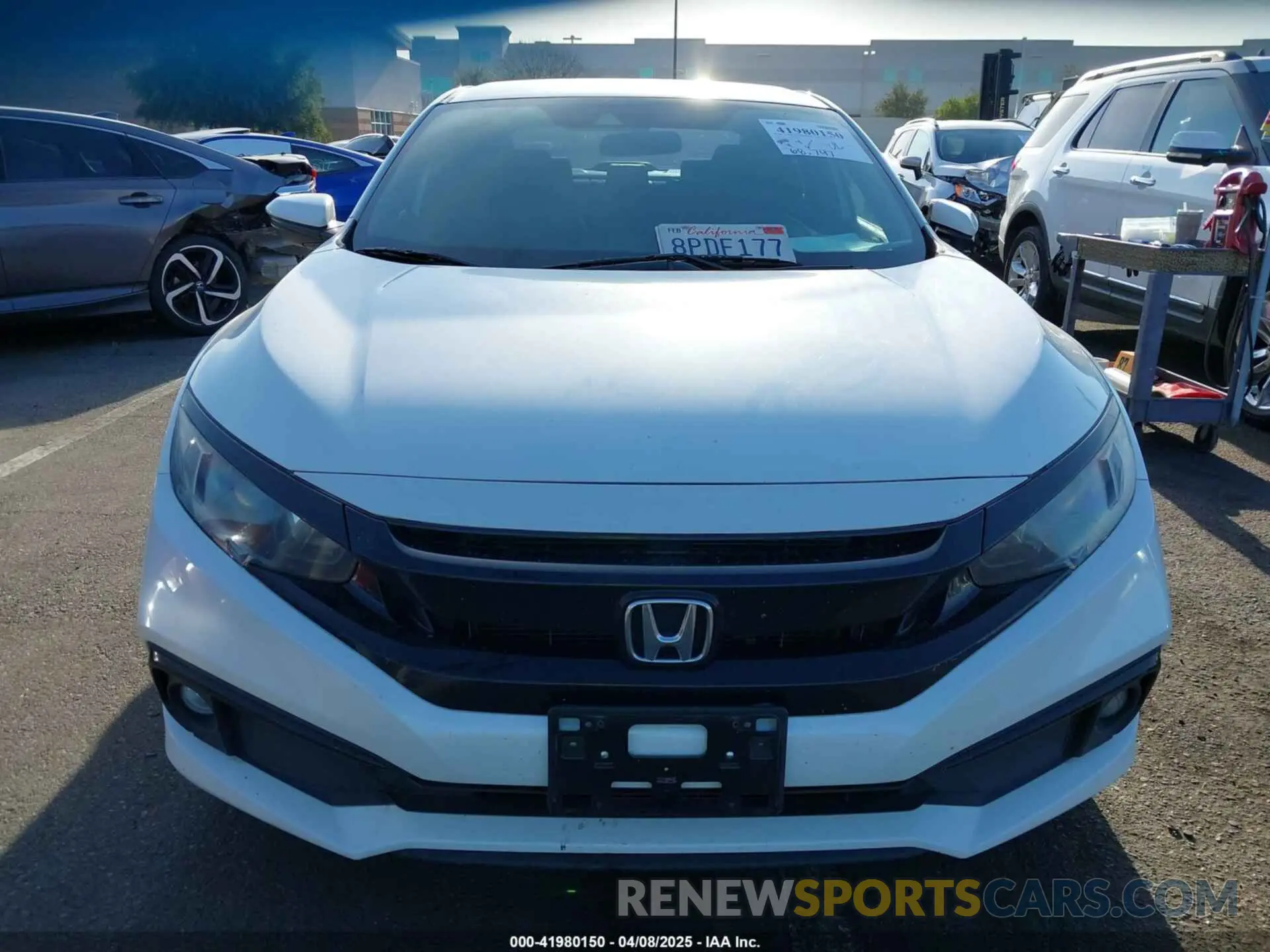 13 Photograph of a damaged car 2HGFC2F87LH501172 HONDA CIVIC 2020