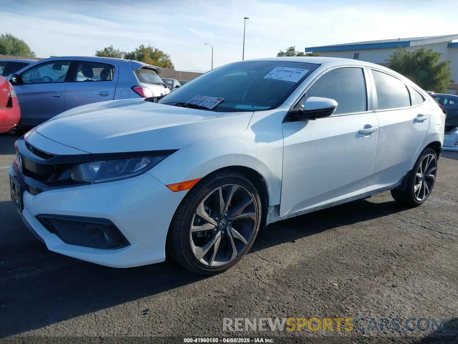 2 Photograph of a damaged car 2HGFC2F87LH501172 HONDA CIVIC 2020