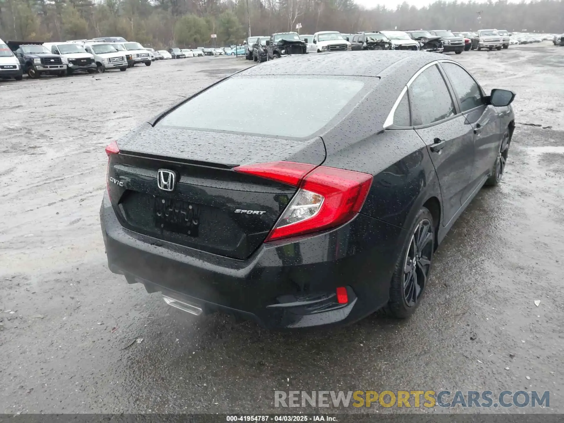 4 Photograph of a damaged car 2HGFC2F87LH503939 HONDA CIVIC 2020