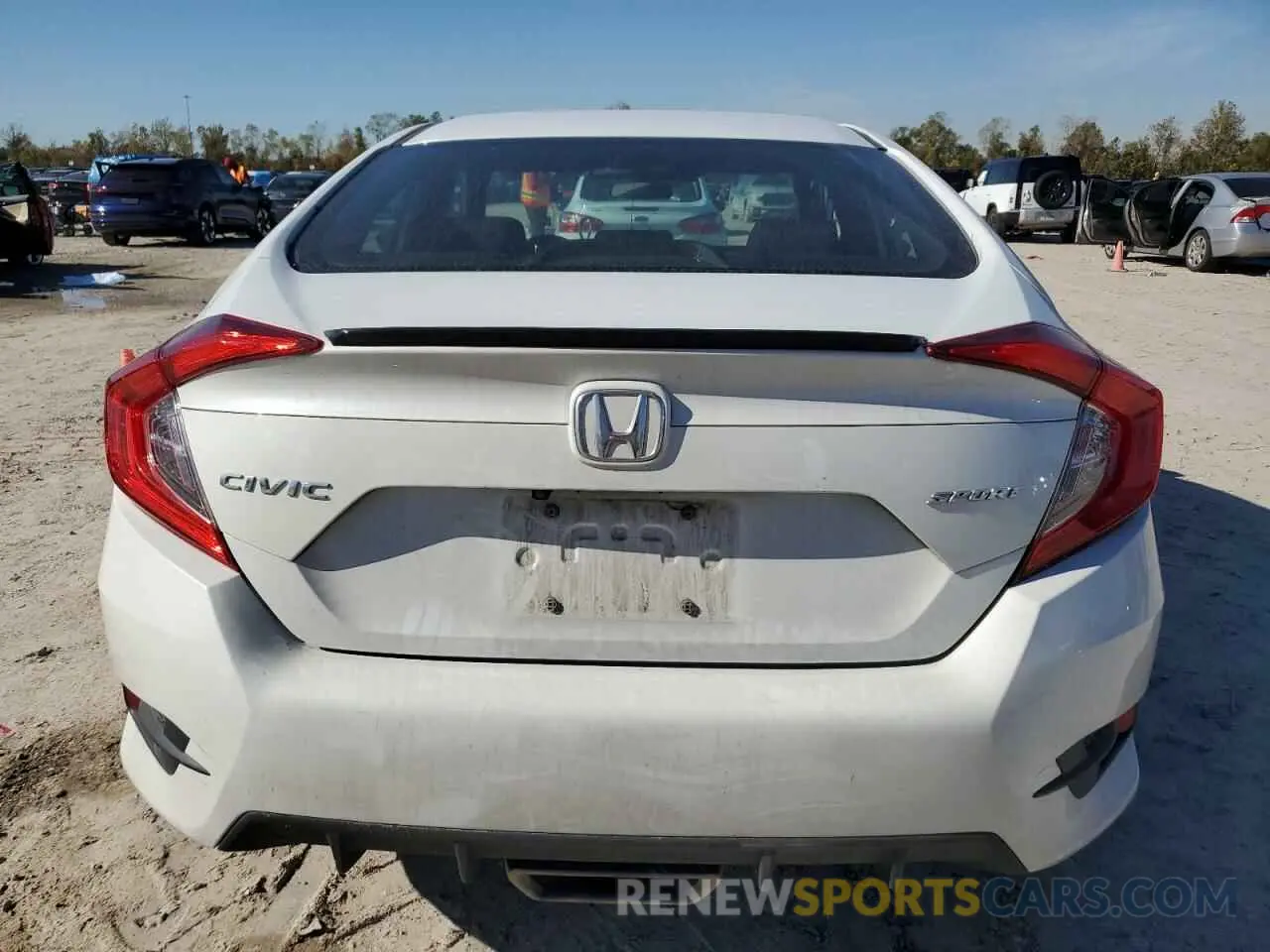 6 Photograph of a damaged car 2HGFC2F87LH505738 HONDA CIVIC 2020
