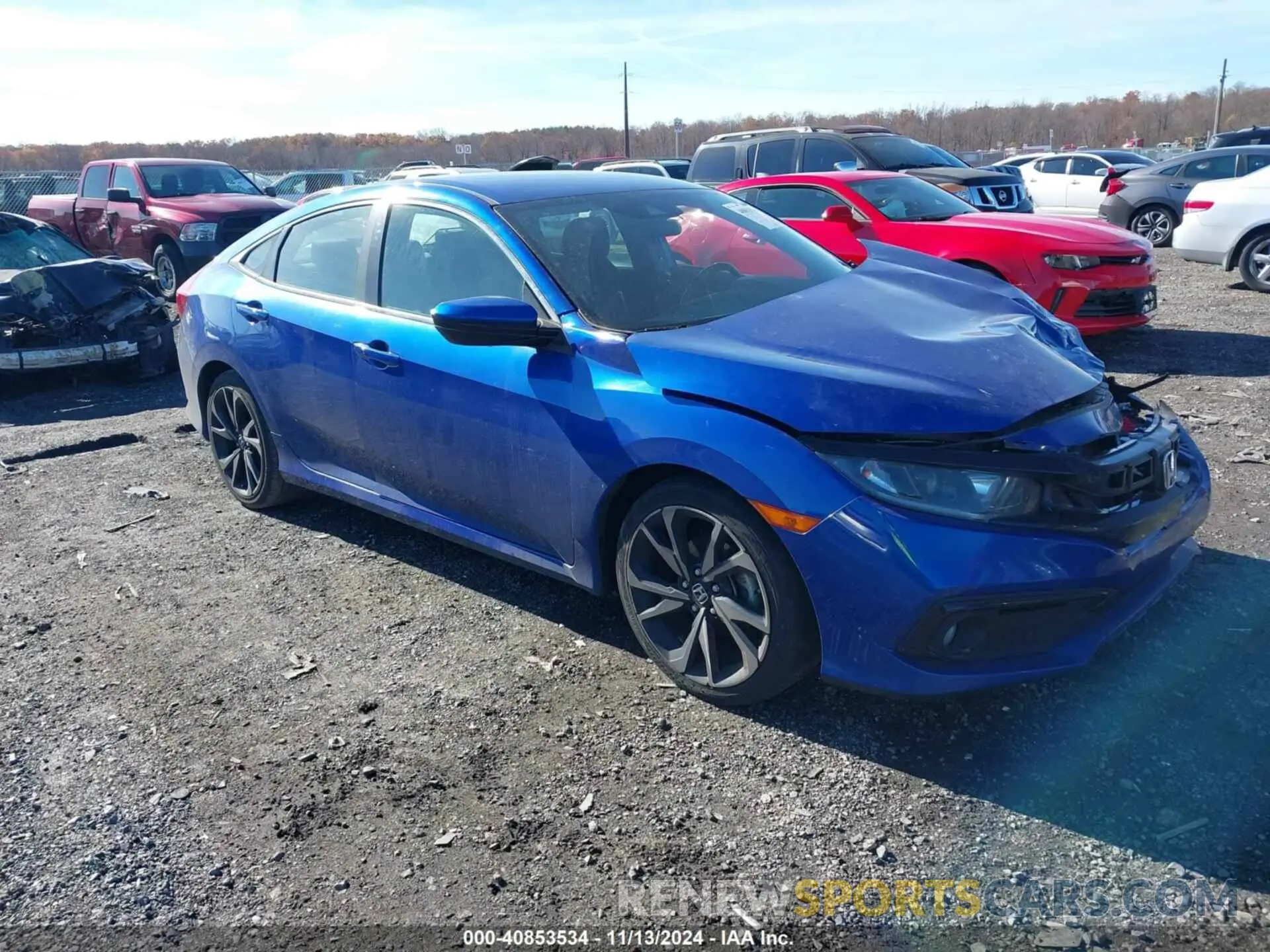 1 Photograph of a damaged car 2HGFC2F87LH516979 HONDA CIVIC 2020