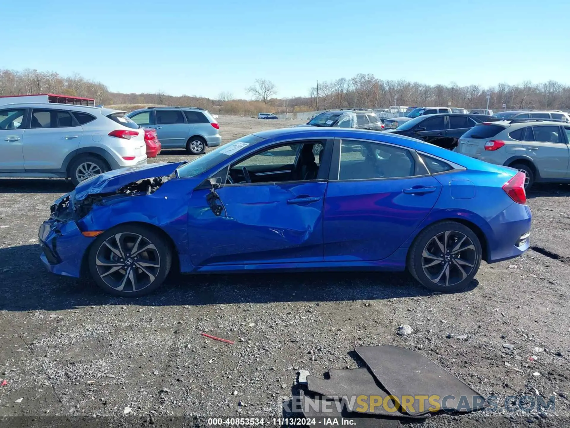 13 Photograph of a damaged car 2HGFC2F87LH516979 HONDA CIVIC 2020